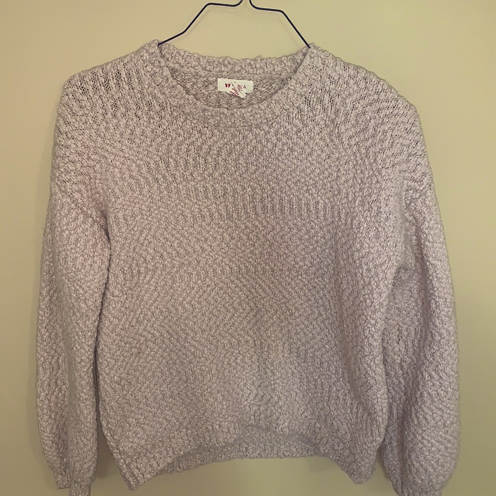 Yes Lola Light Pink Knitted Sweater